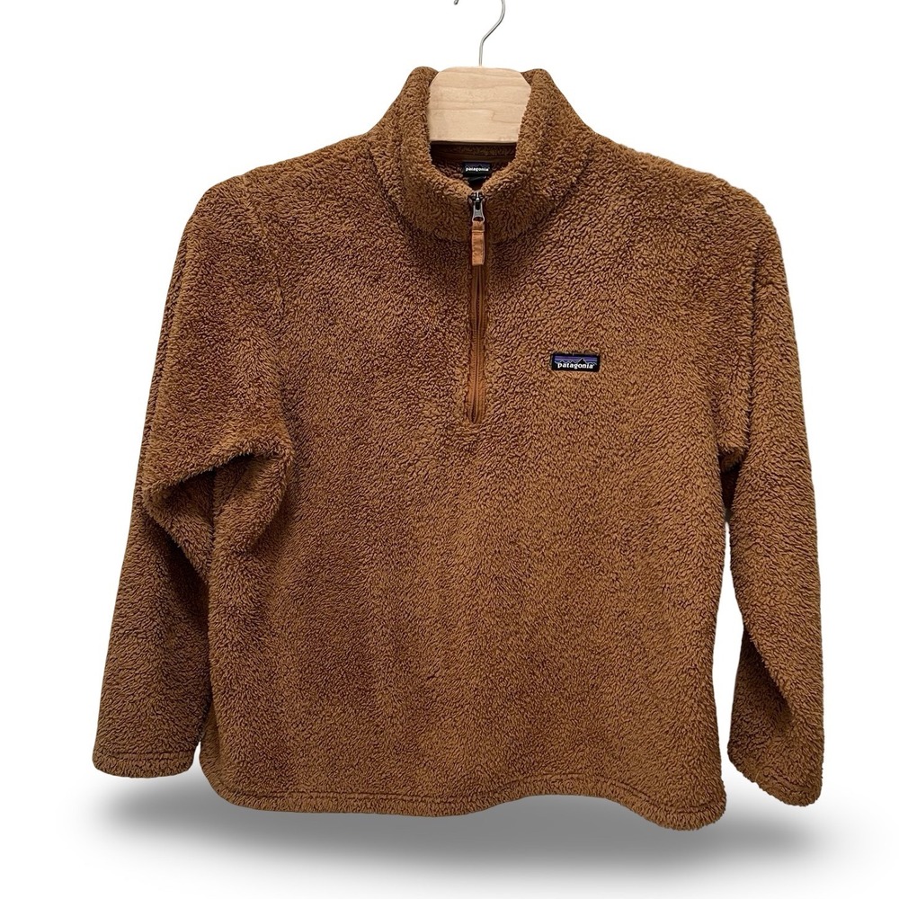Patagonia Los Gatos 1/4 Zip Fleece Pullover Brown XXL 25235